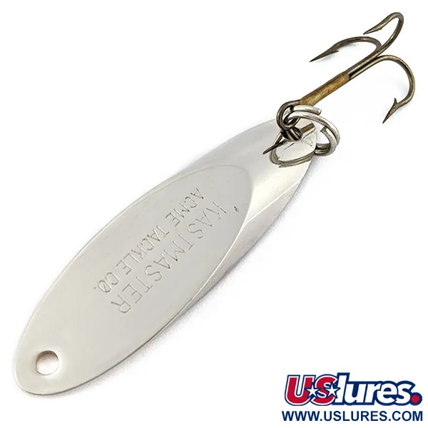Vintage Acme Kastmaster, 1/2oz nickel fishing spoon #18923