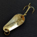 Vintage  Acme Wob-L-Rite, 1/8oz gold fishing spoon #18935