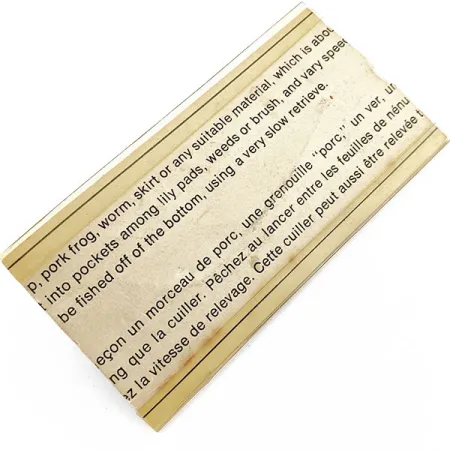 Vintage Johnson Silver Minnow (1960s), 2/5oz silver fishing spoon #18940