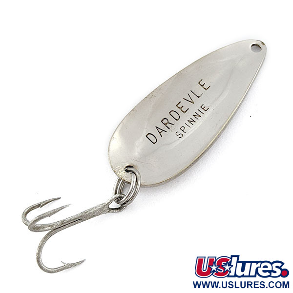 Vintage  Eppinger Dardevle Spinnie​, 1/3oz nickel fishing spoon #18941