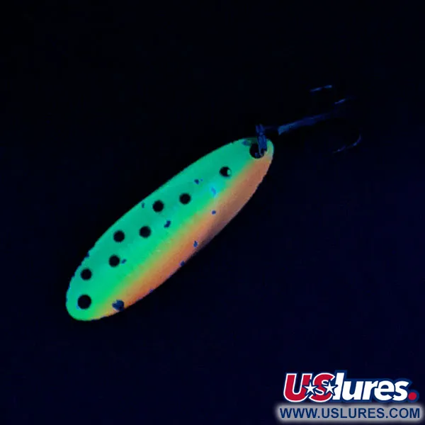 Vintage Acme Kastmaster, 3/8oz Fire tiger fishing spoon #18944