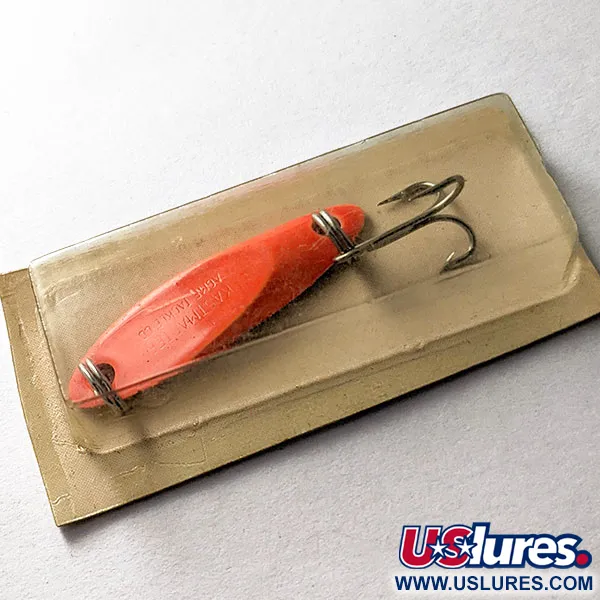  Acme Kastmaster, 3/32oz nickel/orange fishing spoon #18947