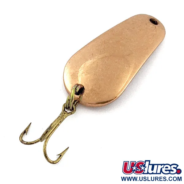 Vintage Acme Wob-L-Rite W100, 1/4oz copper fishing spoon #18959