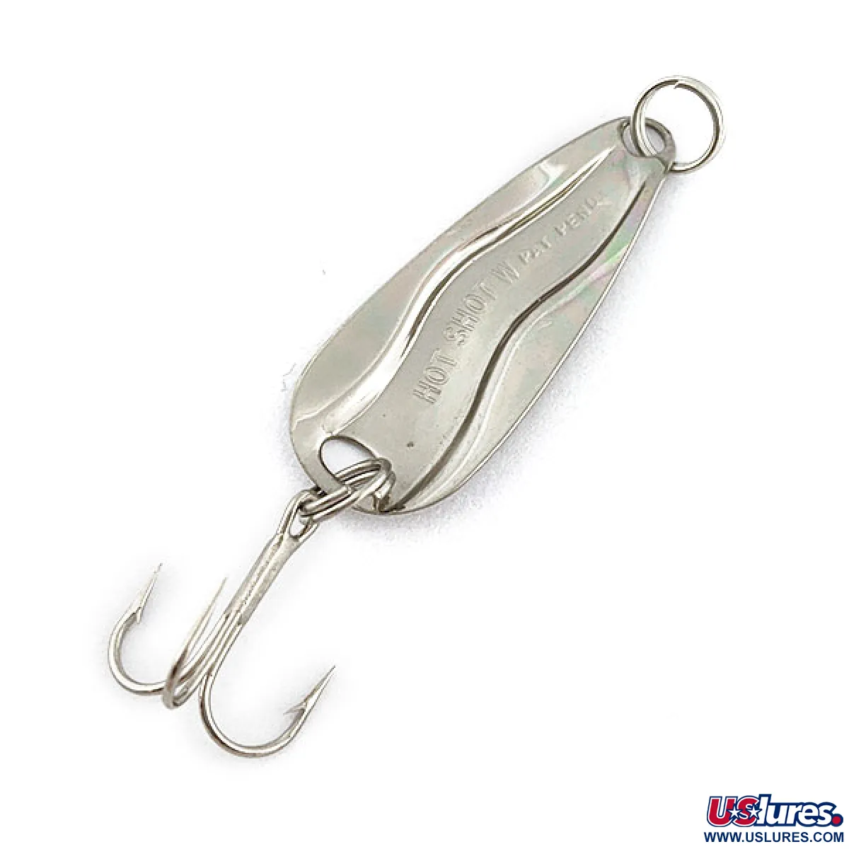 ヴィンテージ＊Silver Spoon ＊knott's＊キャニスター＊空き瓶 Vintage Luhr Jensen Hot Shot W, 3/64oz nickel fishing spoon #21768