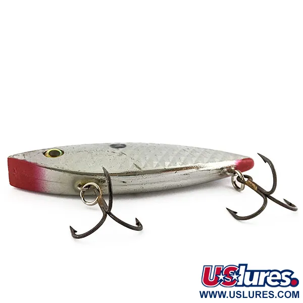 Vintage   Strike King Diamond Shad (1980s), 1/2oz silver fishing lure #18979