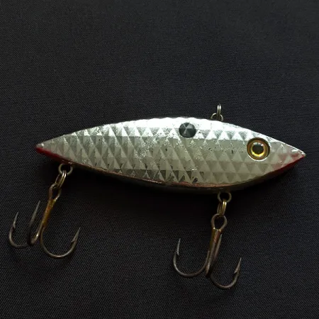 Vintage Strike King Diamond Shad (1980s), 1/2oz silver fishing lure #18979