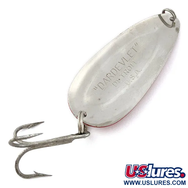 Vintage  Eppinger Dardevle Dardevlet, 3/4oz Red Devle fishing spoon #18982