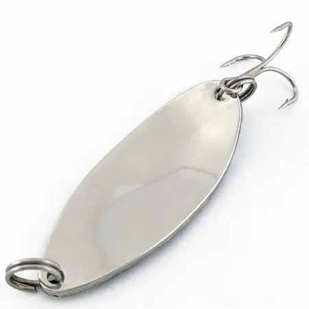 Vintage Acme Little Cleo bubbles, 2/3oz nickel/gold/green/blue fishing spoon #18985