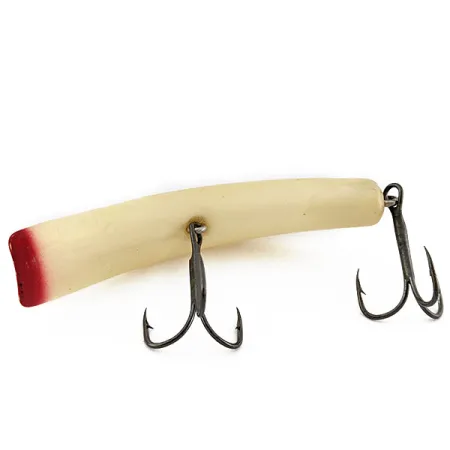 Vintage Lazy Ike 3, 1/4oz Pearl fishing lure #18992