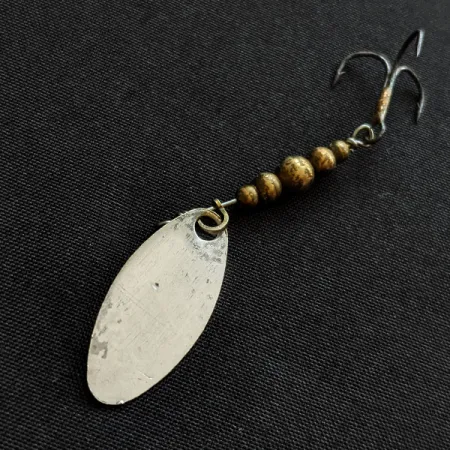 Vintage C.P. Swing 2, 3/32oz silver/brass/red spinning lure #18995