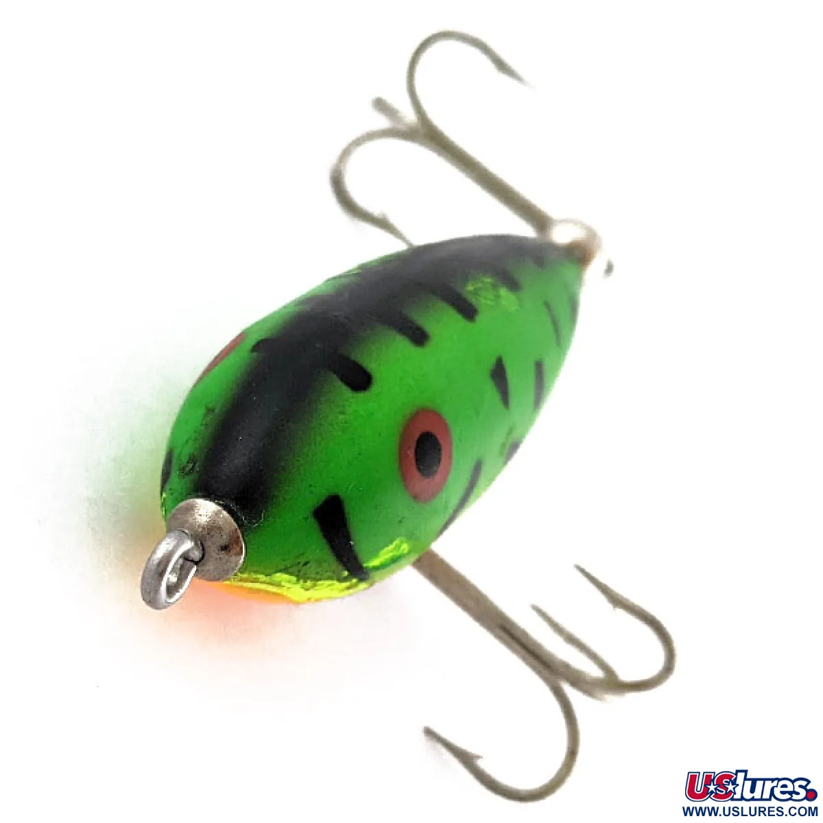 Vintage Heddon Baby Zara, 1/3oz Fire tiger fishing lure #19005