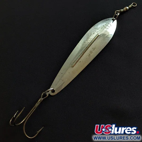 Vintage Williams Whitefish C80, 1oz silver fishing spoon #19015