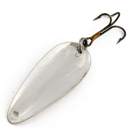 Vintage Acme Wonderlure, 1/4oz nickel fishing spoon #19022