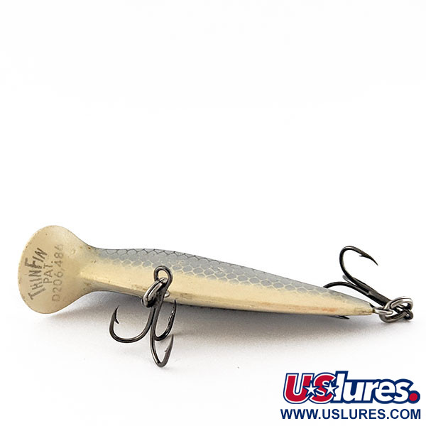 Vintage   Storm Original Thin Fin (Pre Rapala), 3/16oz Silver Shad fishing lure #19027