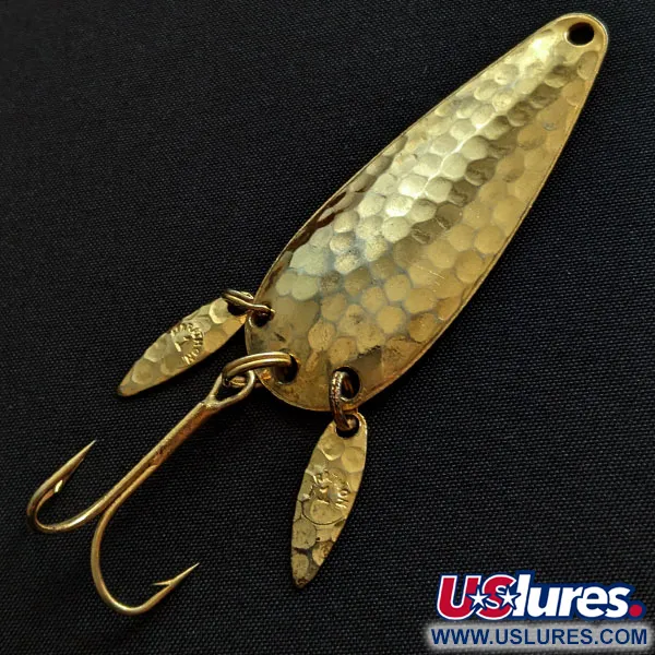 Vintage Marathon  Marathon, 2/5oz gold fishing spoon #19029