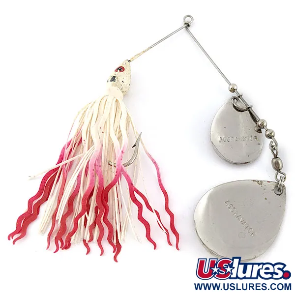 Vintage   Zorro baits the Aggregator, 2/3oz white red fishing #19041