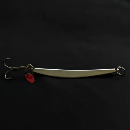 Vintage Bay de Noc Swedish Pimple, 2oz nickel fishing spoon #19048