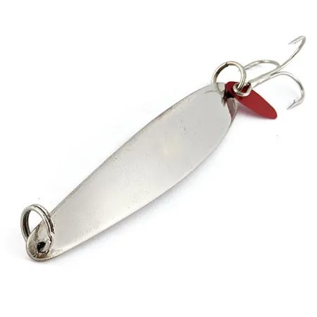 Vintage Bay de Noc Swedish Pimple, 2oz nickel fishing spoon #19048