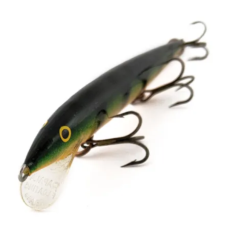 Vintage Rapala Original Floater F11, 3/16oz Fire tiger fishing lure #19056