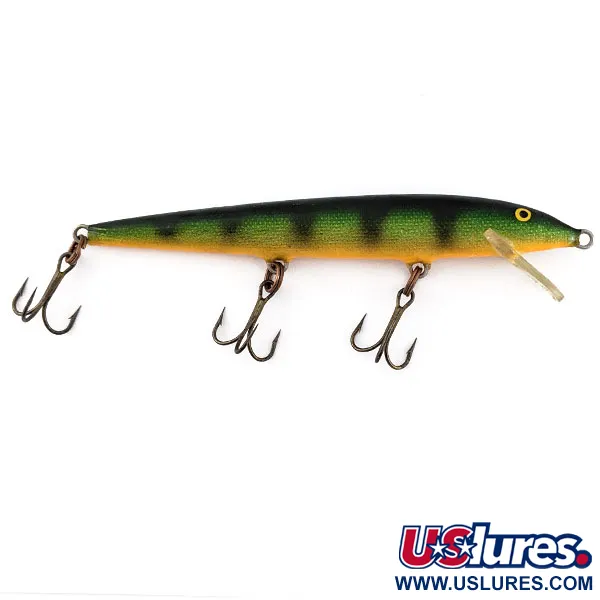 Vintage Rapala Original Floater F11, 3/16oz Fire tiger fishing lure #19056