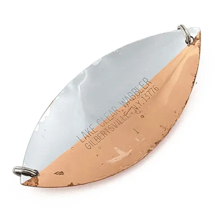 Vintage Williams Lake Clear Wabbler LCW1 , 2/5oz nickel/copper fishing spoon #19061