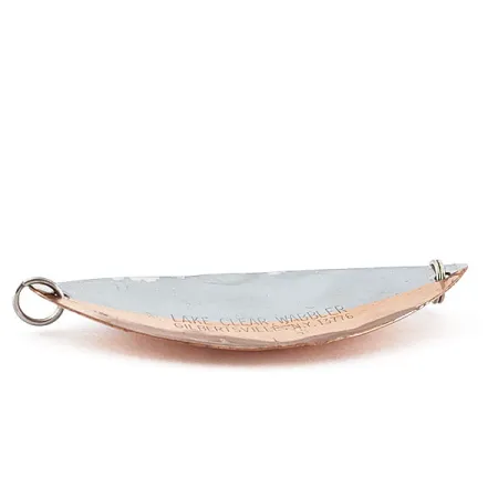 Vintage Williams Lake Clear Wabbler LCW1 , 2/5oz nickel/copper fishing spoon #19061