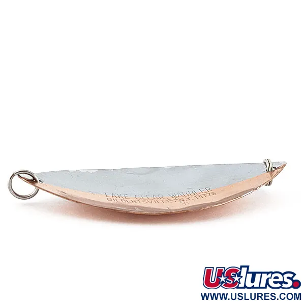 Vintage Williams Lake Clear Wabbler LCW1 , 2/5oz nickel/copper fishing spoon #19061