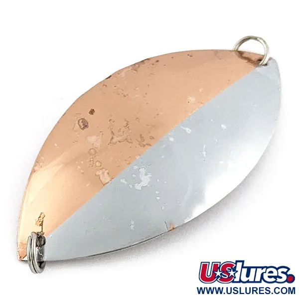 Vintage Williams Lake Clear Wabbler LCW1 , 2/5oz nickel/copper fishing spoon #19061