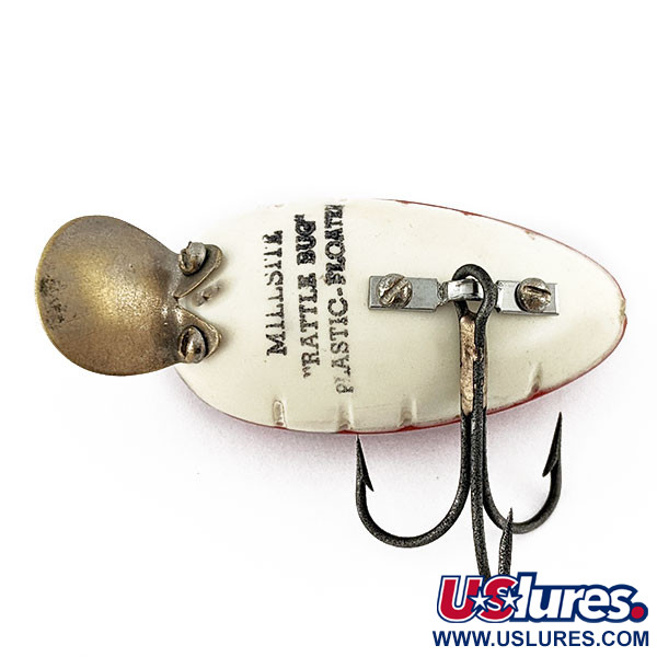 Vintage  Millsite Tackle Millsite Rattle Bug Plastiс floater, 2/5oz Ladybug fishing lure #19062