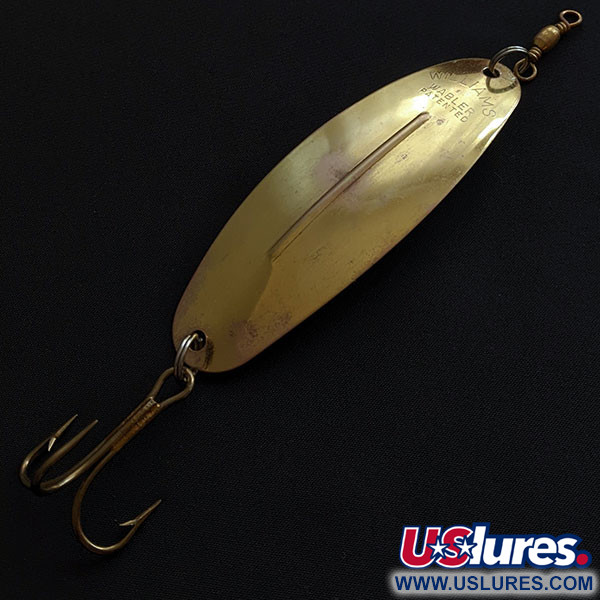 Vintage   Williams Wabler W70, 1oz gold fishing spoon #19063