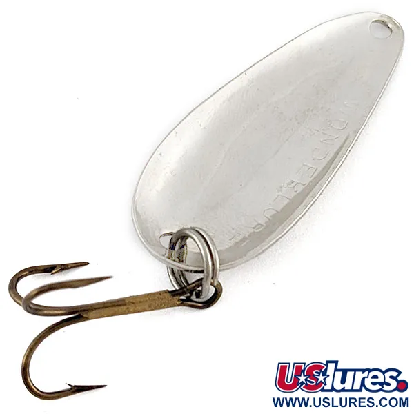 Vintage Acme Wonderlure, 1/4oz nickel fishing spoon #19065