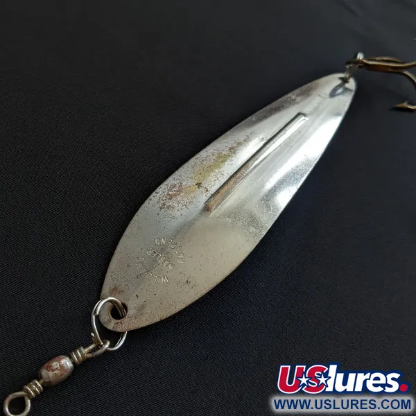 Vintage Williams Whitefish C80, 1oz silver fishing spoon #19074