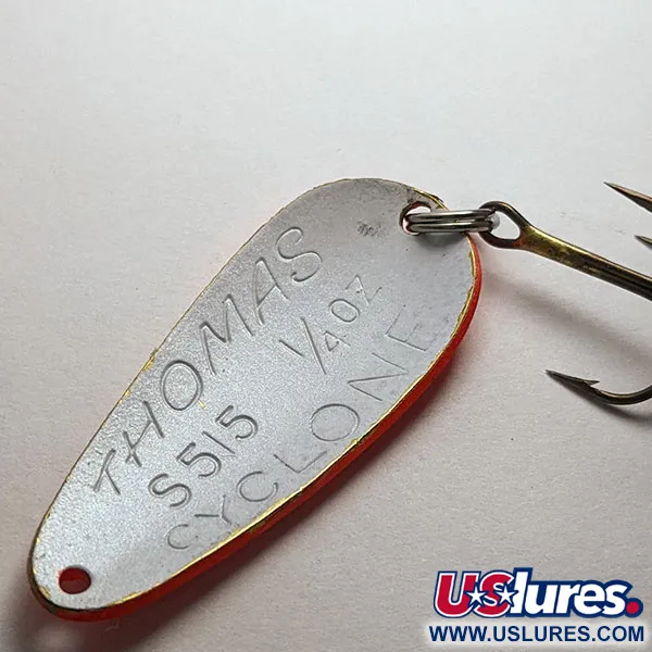 Vintage   Thomas Cyclone, 1/4oz FR fishing spoon #19079