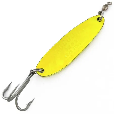 Vintage Luhr Jensen Krocodile #3, 1/2oz fishing spoon #19112