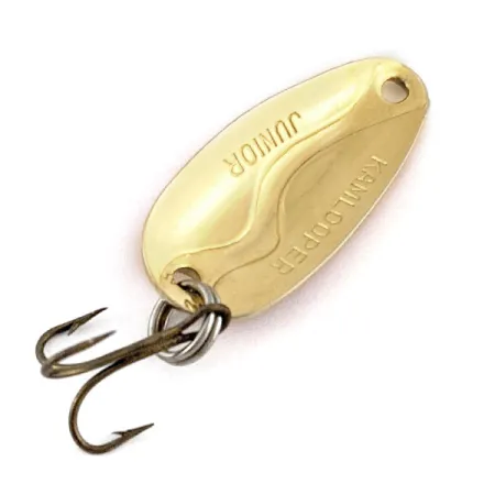 Vintage Acme Kamlooper Spoon, 1/4oz red/gold/nickel fishing spoon #19114