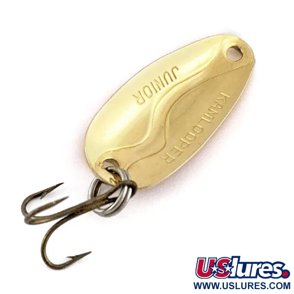 Vintage Acme Kamlooper Spoon, 1/4oz red/gold/nickel fishing spoon #19114