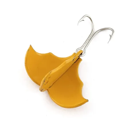 Vintage Harrison Industries Baby Bat, 3/16oz yellow fishing spoon #20200