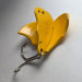 Vintage  Harrison Industries Baby Bat, 3/16oz yellow fishing spoon #19126