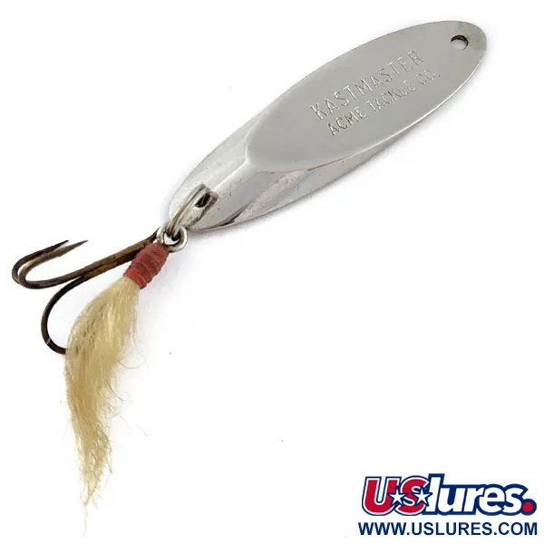 Vintage Acme Kastmaster, 1/2oz никель fishing spoon #19129