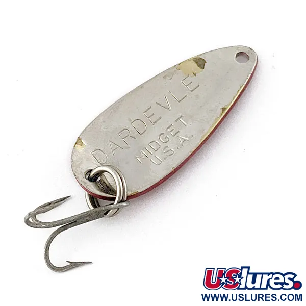 Vintage  Eppinger Dardevle Midget, 3/16oz Red Devle fishing spoon #19130