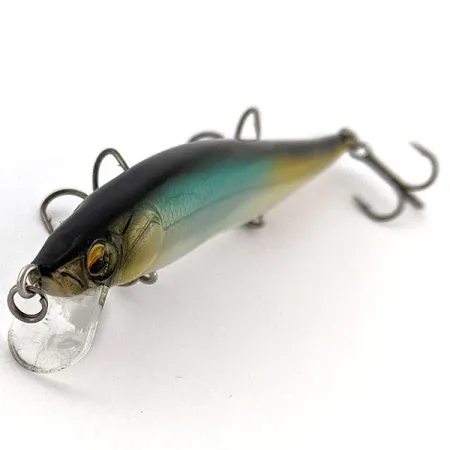 Vintage Head Hunter HH Minnow Suspending Jerkbait, 1/4oz Steel Teal fishing lure #19149