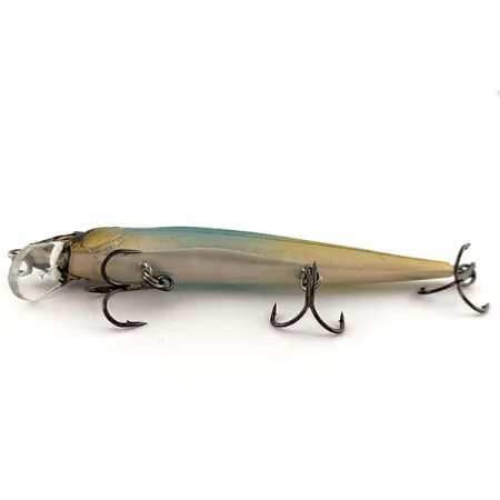 Vintage Head Hunter HH Minnow Suspending Jerkbait, 1/4oz Steel Teal fishing lure #19149