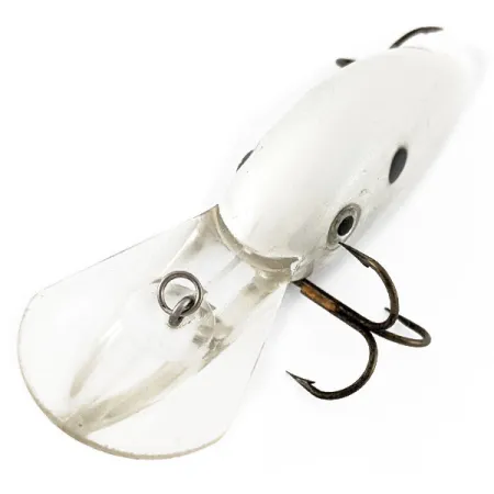 Vintage Bomber Fat Free Shad Bill Dance, 1/2oz Pearl White fishing lure #19154