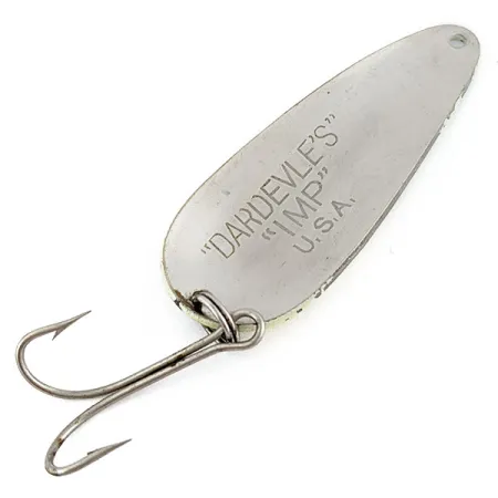 Vintage Eppinger Dardevle Imp, 2/5oz Pearl fishing spoon #19165