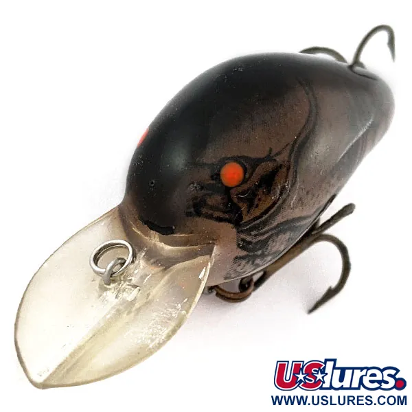 Vintage   Bomber Fat A B04F, 3/16oz Dark Brown Crawdad fishing lure #19170