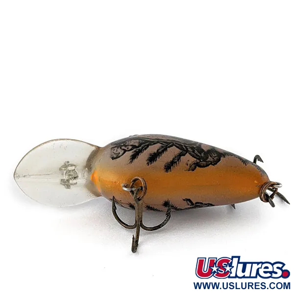 Vintage   Bomber Fat A B04F, 3/16oz Dark Brown Crawdad fishing lure #19170