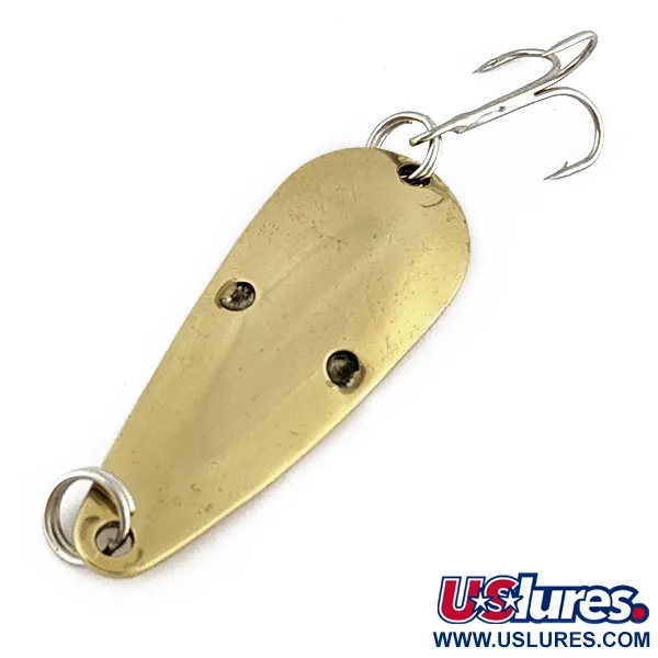 Vintage Other Katch King, 1/4oz gold fishing spoon #19173