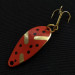 Vintage   Acme Little Cleo, 1/8oz red/gold fishing spoon #19180