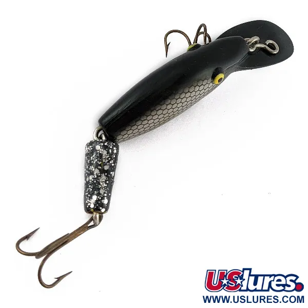Vintage  Eppinger Sparkle Tail, 2/5oz black fishing lure #19183