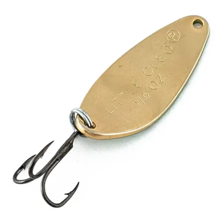 Vintage Acme Little Cleo, 1/4oz Fire tiger fishing spoon #19188